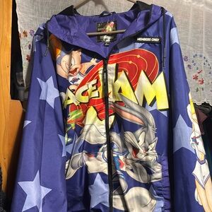 Size LARGE Members Only Space Jam windbreaker